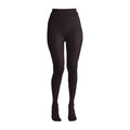 Black - Front - Couture Womens-Ladies Opaque Velvet Touch Tights