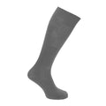 Black-Navy-Grey - Back - Mens 100% Cotton Ribbed Knee High Socks (Pack Of 3)