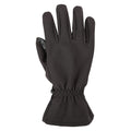 Black - Front - Mountain Warehouse Mens Windproof Water Repellent Winter Gloves