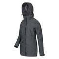 Grey - Lifestyle - Mountain Warehouse Womens-Ladies Shore Textured Waterproof Jacket