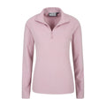 Light Pink - Lifestyle - Mountain Warehouse Womens-Ladies Camber Half Zip Fleece Top
