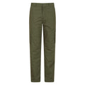 Khaki Green - Front - Mountain Warehouse Mens Trek II Long Winter Trousers