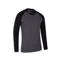 Black - Side - Mountain Warehouse Mens Endurance Long-Sleeved T-Shirt