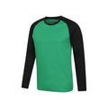 Green - Back - Mountain Warehouse Mens Endurance Long-Sleeved T-Shirt