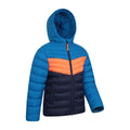Navy - Lifestyle - Mountain Warehouse Childrens-Kids Seasons Colour Block Padded Jacket