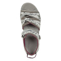 Light Grey - Close up - Mountain Warehouse Womens-Ladies Santorini Wide Sandals