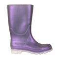 Purple - Front - Mountain Warehouse Childrens-Kids Plain Wellington Boots
