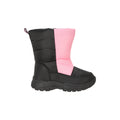Bright Pink - Pack Shot - Mountain Warehouse Childrens-Kids Snowball Snow Boots