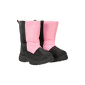 Bright Pink - Front - Mountain Warehouse Childrens-Kids Snowball Snow Boots