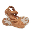 Brown - Close up - Mountain Warehouse Womens-Ladies Sussex Wolverine Suede Sandals