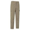 Beige - Lifestyle - Mountain Warehouse Mens Navigator Mosquito Repellent Regular Trousers