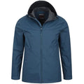 Blue - Side - Mountain Warehouse Mens Rift Extreme 2.5 Layer Waterproof Jacket