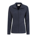 Navy - Back - Mountain Warehouse Womens-Ladies Raso Fleece Jacket