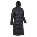 Black - Back - Mountain Warehouse Womens-Ladies Florence Extra Long Padded Jacket