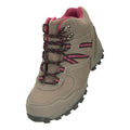 Light Brown - Front - Mountain Warehouse Womens-Ladies Mcleod Wide Walking Boots