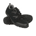 Black - Front - Mountain Warehouse Mens Outdoor III Suede Walking Shoes