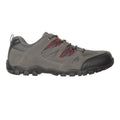 Dark Grey - Back - Mountain Warehouse Mens Outdoor III Suede Walking Shoes