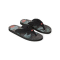 Black - Front - Animal Mens Jekyl Camouflage Recycled Flip Flops
