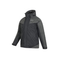 Black-Grey - Side - Mountain Warehouse Mens Dusk III Ski Jacket