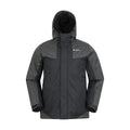 Black-Grey - Front - Mountain Warehouse Mens Dusk III Ski Jacket