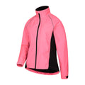 Bright Pink - Side - Mountain Warehouse Womens-Ladies Adrenaline Iso-Viz Waterproof Jacket