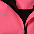 Bright Pink - Close up - Mountain Warehouse Womens-Ladies Adrenaline Iso-Viz Waterproof Jacket