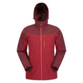 Red - Front - Mountain Warehouse Mens Brisk Extreme Waterproof Jacket