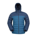 Teal - Front - Mountain Warehouse Mens Seasons Padded Jacket