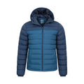 Teal - Back - Mountain Warehouse Mens Seasons Padded Jacket