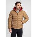 Tan - Side - Mountain Warehouse Mens Seasons Padded Jacket