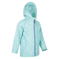 Teal - Pack Shot - Mountain Warehouse Childrens-Kids Raindrop Waterproof Jacket And Trousers Set