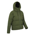 Green - Side - Mountain Warehouse Womens-Ladies Cosy Extreme Short Down Jacket