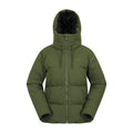 Green - Front - Mountain Warehouse Womens-Ladies Cosy Extreme Short Down Jacket