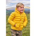Mustard - Front - Mountain Warehouse Childrens-Kids Seasons II Padded Jacket