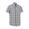 Grey - Side - Mountain Warehouse Mens Weekender Shirt