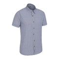 Navy - Side - Mountain Warehouse Mens Weekender Shirt