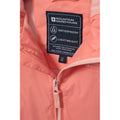 Coral - Close up - Mountain Warehouse Childrens-Kids Torrent Taped Seam Waterproof Jacket