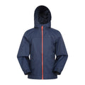 Blue - Front - Mountain Warehouse Childrens-Kids Torrent Taped Seam Waterproof Jacket