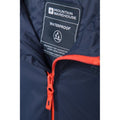 Blue - Close up - Mountain Warehouse Childrens-Kids Torrent Taped Seam Waterproof Jacket