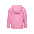 Pale Pink - Back - Mountain Warehouse Childrens-Kids Torrent Taped Seam Waterproof Jacket