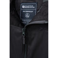 Black - Close up - Mountain Warehouse Childrens-Kids Torrent Taped Seam Waterproof Jacket