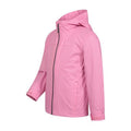Pale Pink - Side - Mountain Warehouse Childrens-Kids Torrent Taped Seam Waterproof Jacket