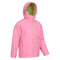 Pink - Side - Mountain Warehouse Childrens-Kids Torrent Taped Seam Waterproof Jacket