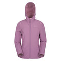 Dusky Purple - Front - Mountain Warehouse Womens-Ladies Exodus Breathable Soft Shell Jacket
