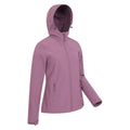 Dusky Purple - Lifestyle - Mountain Warehouse Womens-Ladies Exodus Breathable Soft Shell Jacket