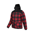 Red-Black - Side - Mountain Warehouse Mens Drayton Waterproof Ski Jacket