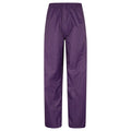 Purple - Front - Mountain Warehouse Womens-Ladies Pakka Waterproof Over Trousers
