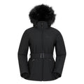 Black - Front - Mountain Warehouse Womens-Ladies Swiss RECCO Ski Jacket