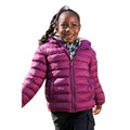 Pink - Close up - Mountain Warehouse Childrens-Kids Seasons Faux Fur Lined Padded Jacket
