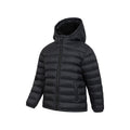 Black - Lifestyle - Mountain Warehouse Childrens-Kids Seasons Faux Fur Lined Padded Jacket